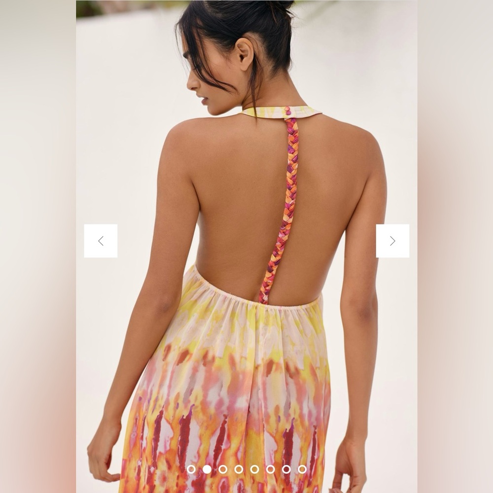 NWT Anthropologie Vibrant Tie-Dye Maxi Dress size XS (runs big) - Picture 9 of 9